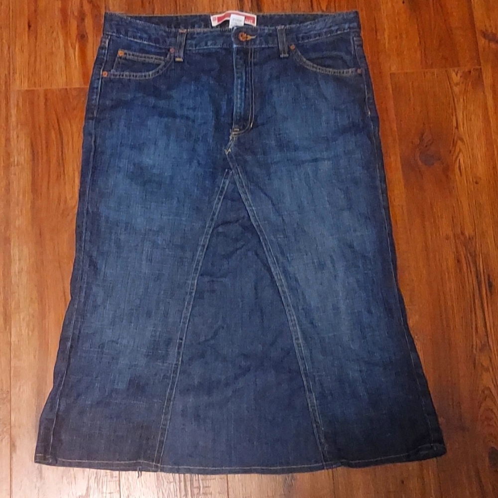Blue jean skirt